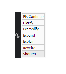 Continue Button Opened